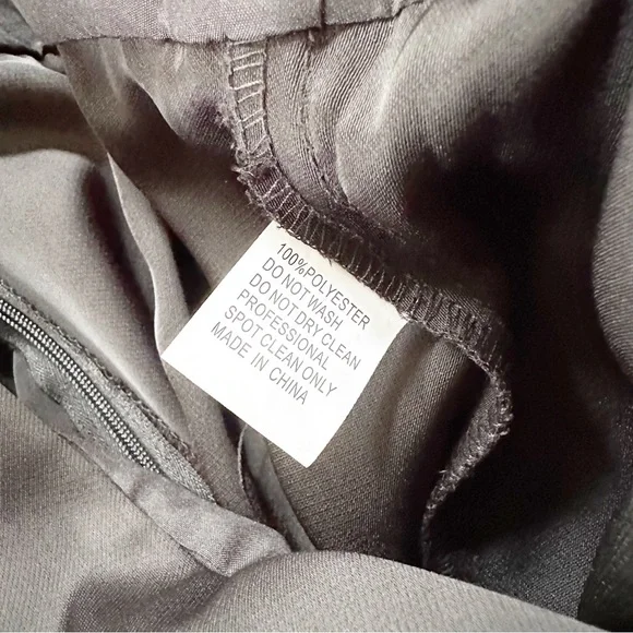 IEENA FOR MAC DUGGAL Evening Ruched Plunging Neck Jumpsuit Black 12 NWOT NEW - Picture 7 of 10